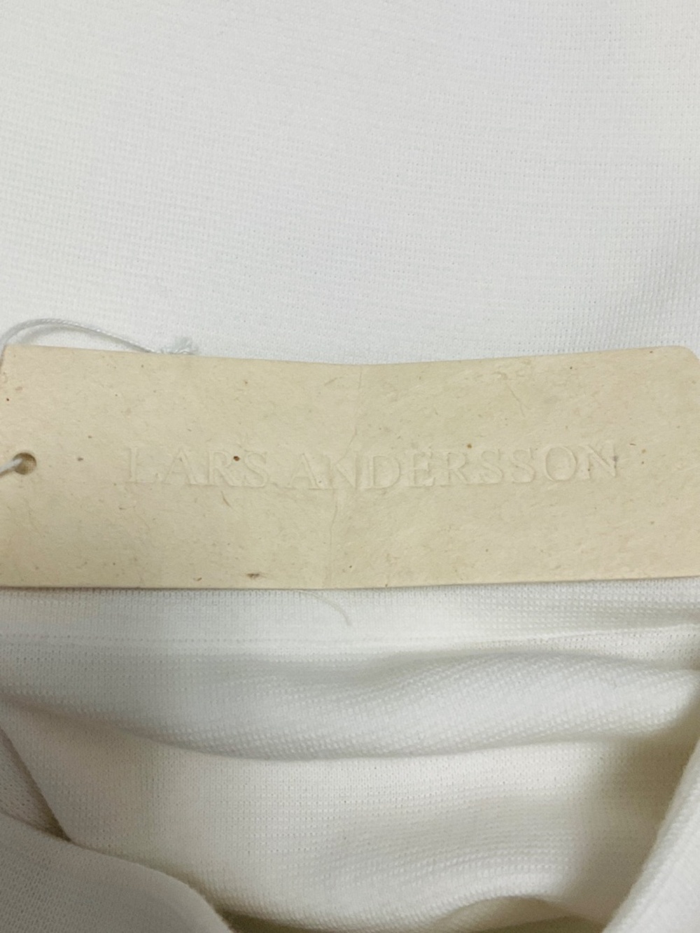 LARS ANDERSSON WHITE FULL MILANO KNIT LONG SKIRT - Picture 5 of 6